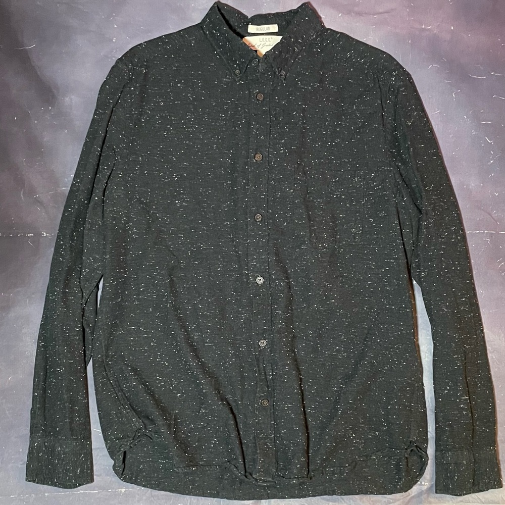 H&M Paint Spatter Button Down Shirt